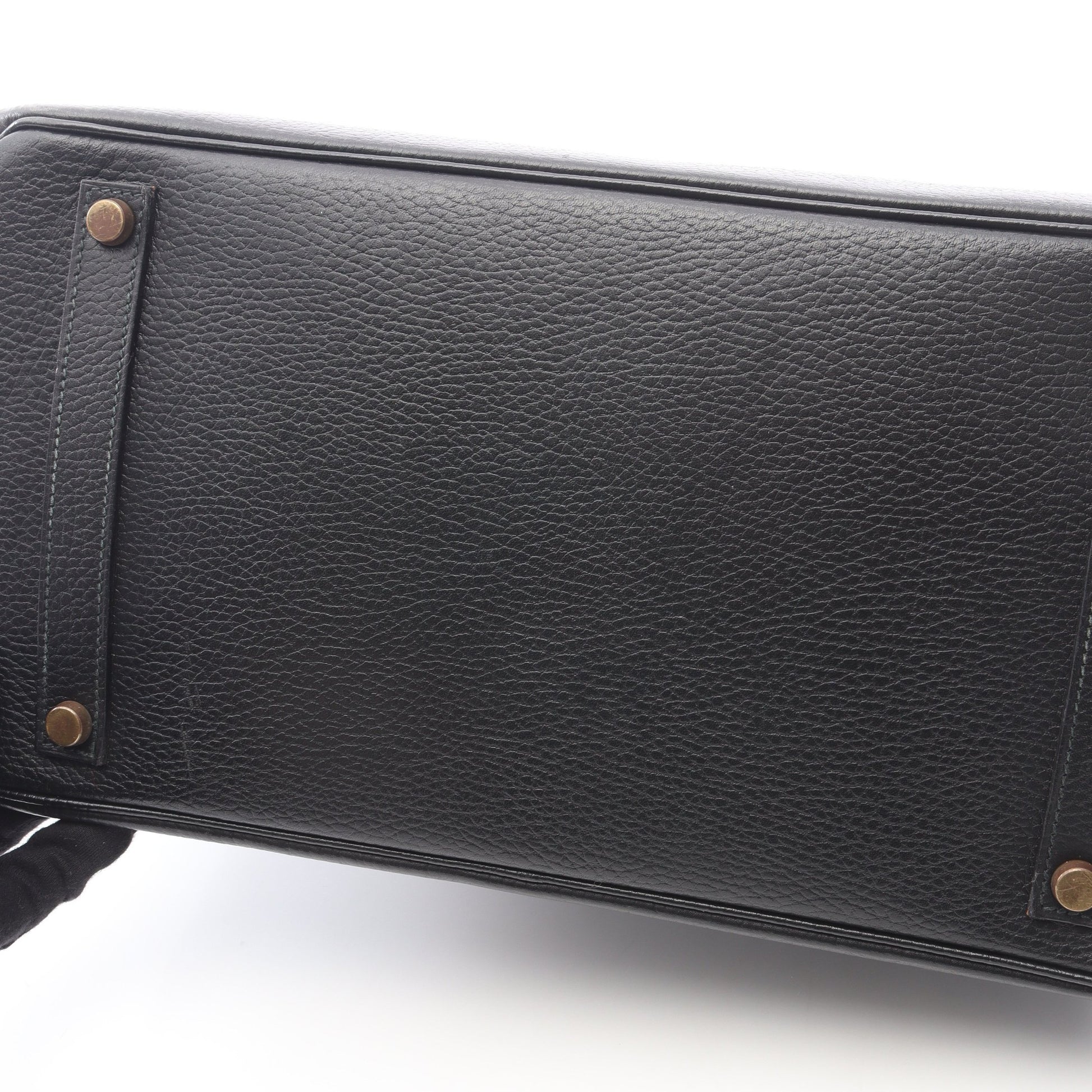バーキン35 ハンドバッグ アルデンヌ ブラック ゴールド金具 ○W刻印 エルメス バッグ HERMES