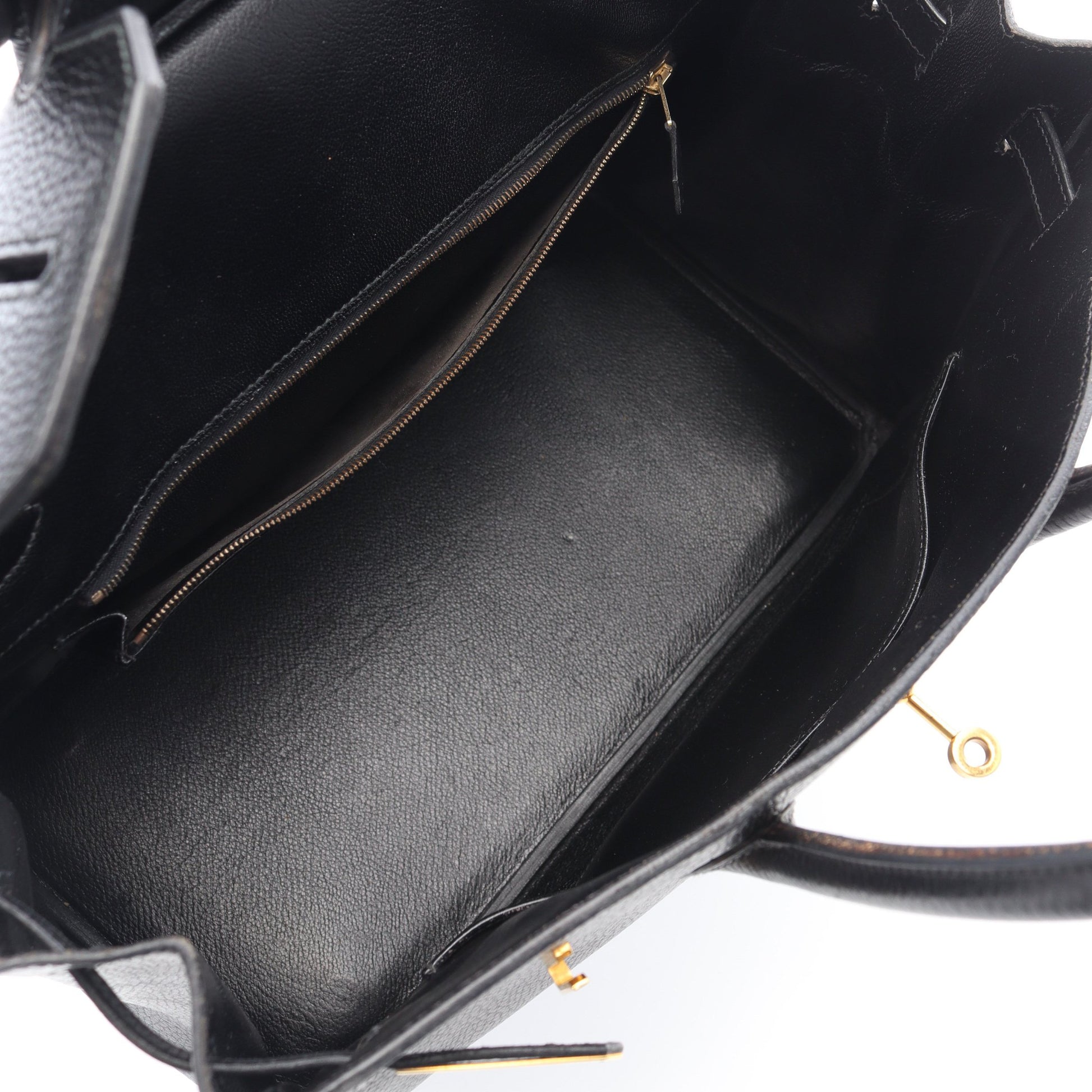 バーキン35 ハンドバッグ アルデンヌ ブラック ゴールド金具 ○W刻印 エルメス バッグ HERMES