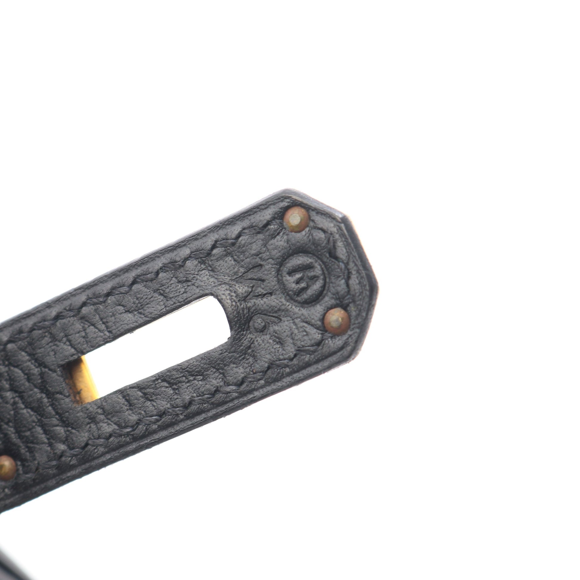バーキン35 ハンドバッグ アルデンヌ ブラック ゴールド金具 ○W刻印 エルメス バッグ HERMES