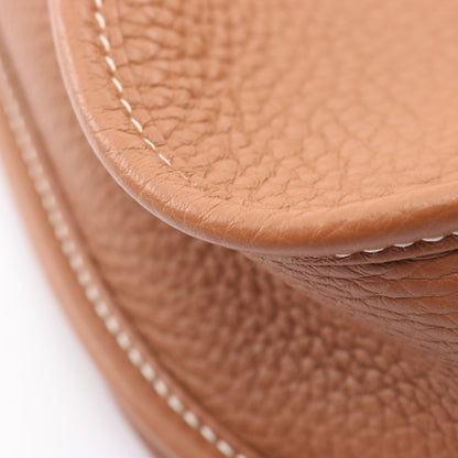 エヴリン 3 トロワ PM ゴールド ショルダーバッグ トリヨンクレマンス ブラウン ゴールド金具 K刻印 エルメス バッグ HERMES