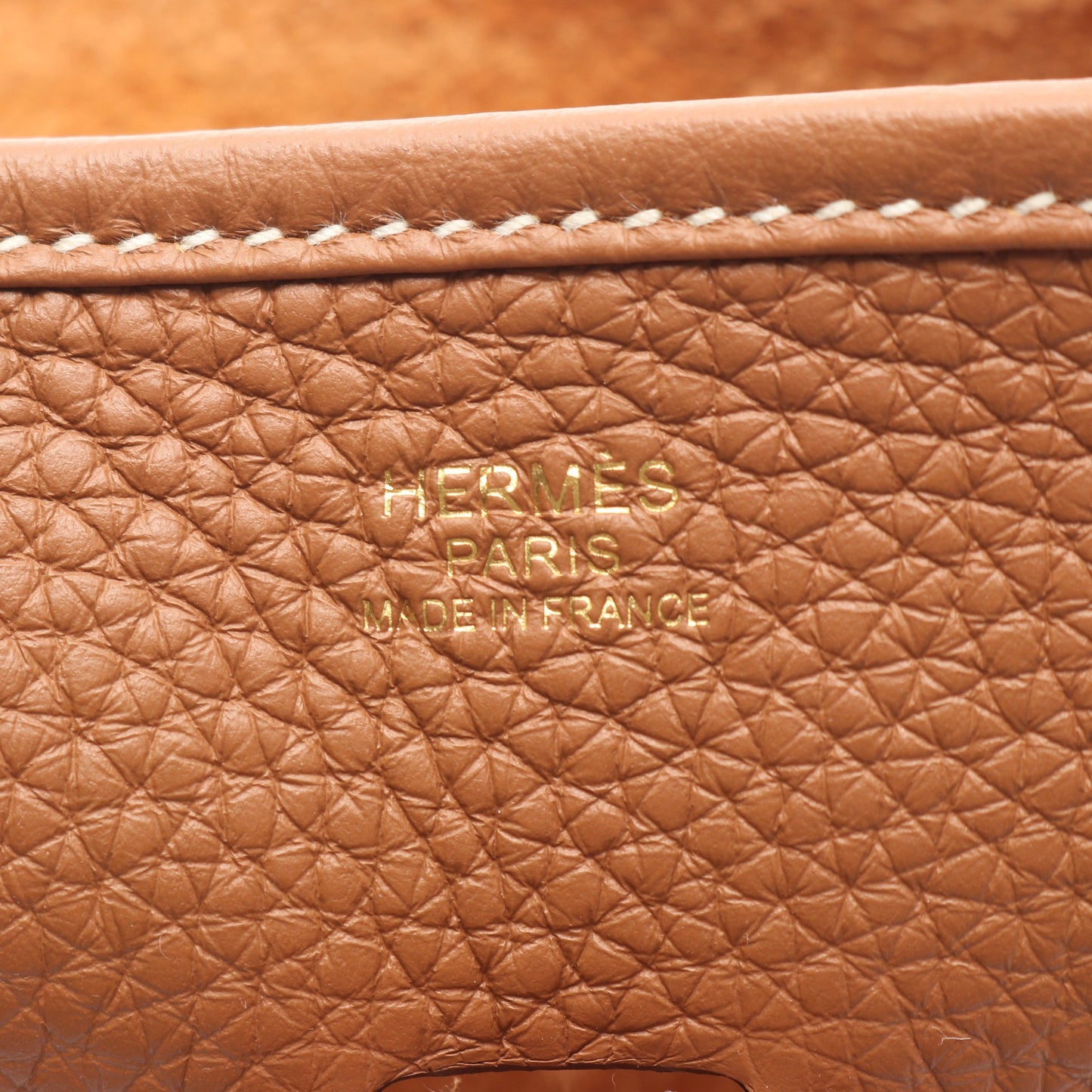 エヴリン 3 トロワ PM ゴールド ショルダーバッグ トリヨンクレマンス ブラウン ゴールド金具 K刻印 エルメス バッグ HERMES