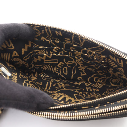 マトラッセ チェーンウォレット ラムスキン ブラック ゴールド金具 シャネル バッグ CHANEL