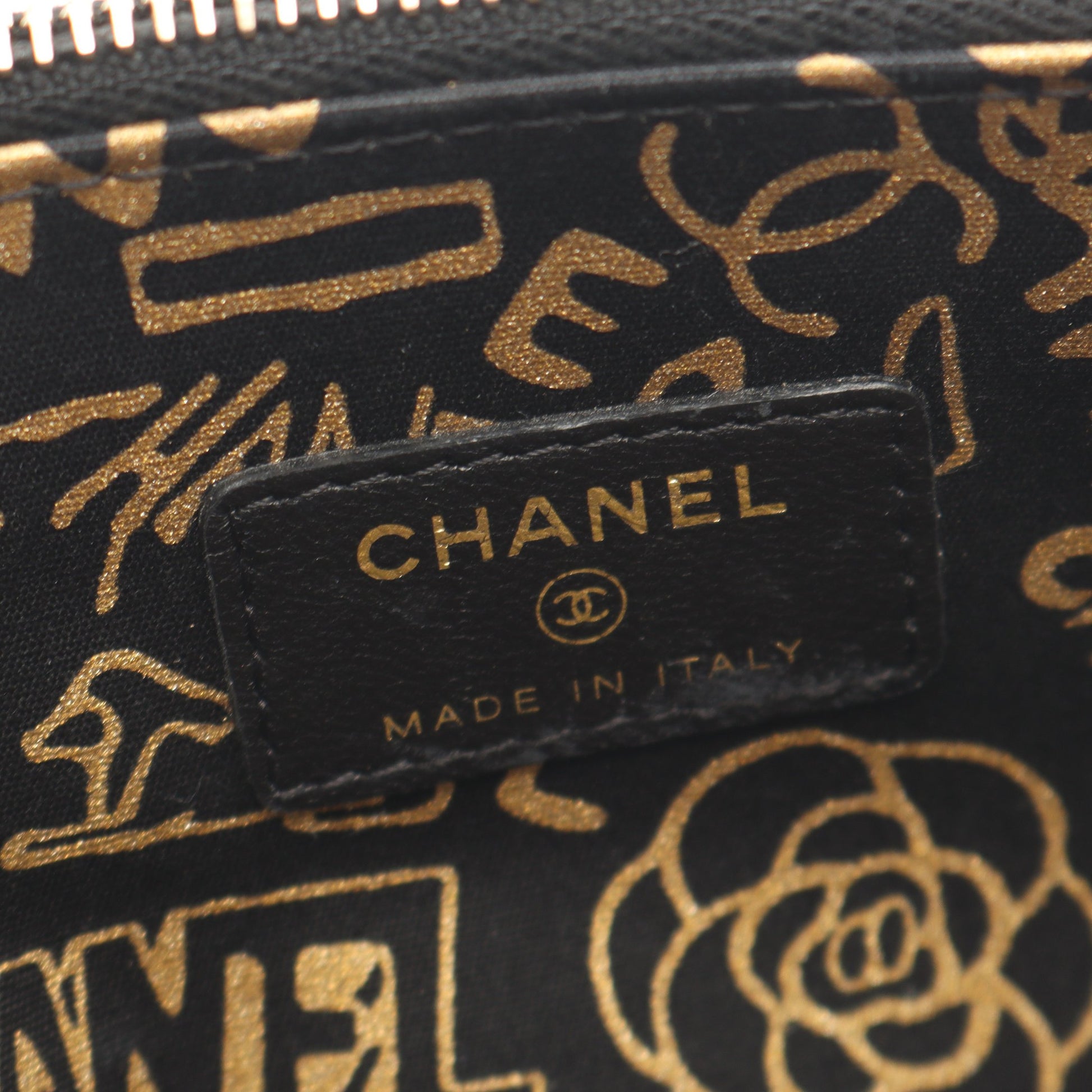 マトラッセ チェーンウォレット ラムスキン ブラック ゴールド金具 シャネル バッグ CHANEL