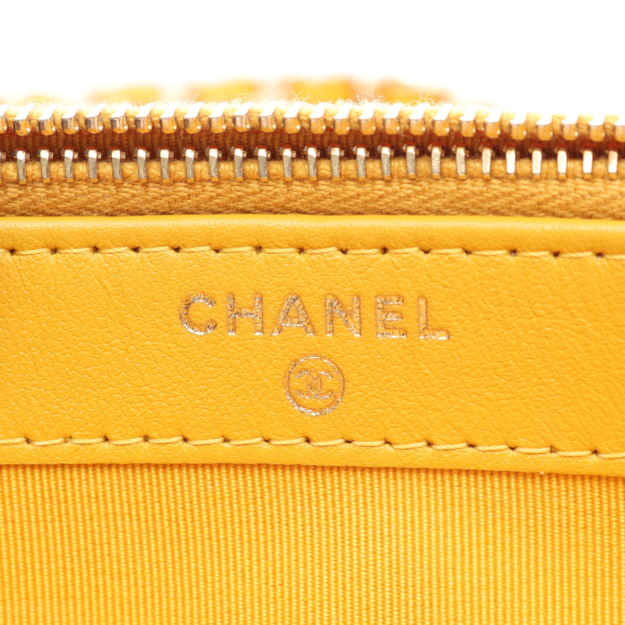 CHANEL チェーンウォレット　キャビアスキン　イエロー　シャネル 楽天市場】シャネル チェーンウォレット キャビアスキン（カラー