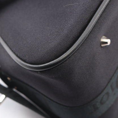 ハードコア ボーリングバッグ 2WAY ハンドバッグ ナイロンキャンバス レザー ブラック クリスチャンディオール バッグ Christian Dior