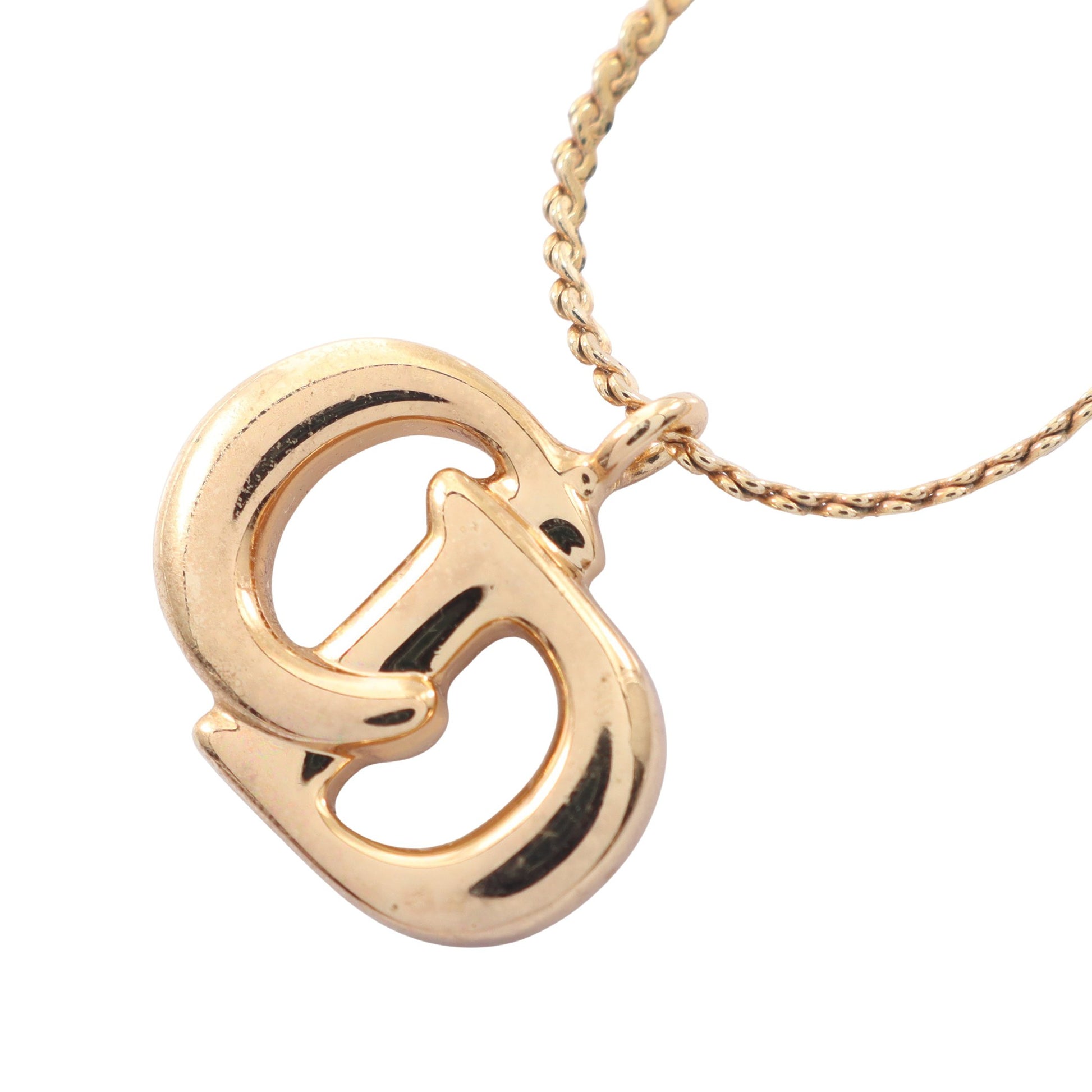 CDロゴ ネックレス GP ゴールド クリスチャンディオール アクセサリー Christian Dior