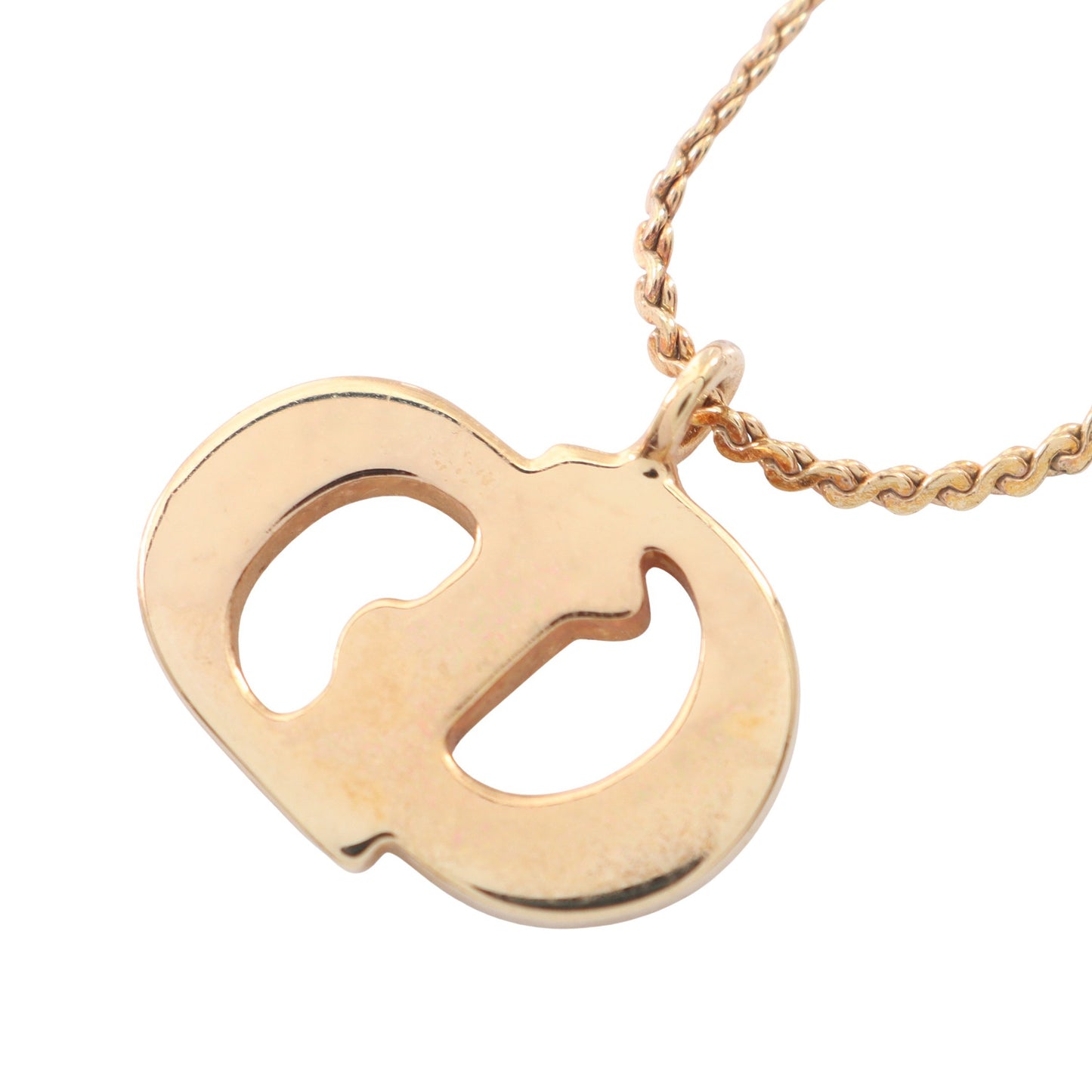 CDロゴ ネックレス GP ゴールド クリスチャンディオール アクセサリー Christian Dior