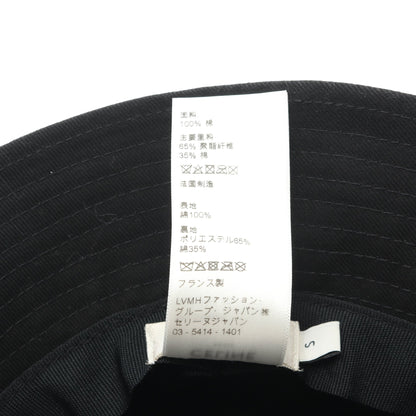 ロゴプリント バケット ハット コットン ブラック セリーヌ 財布・小物 CELINE