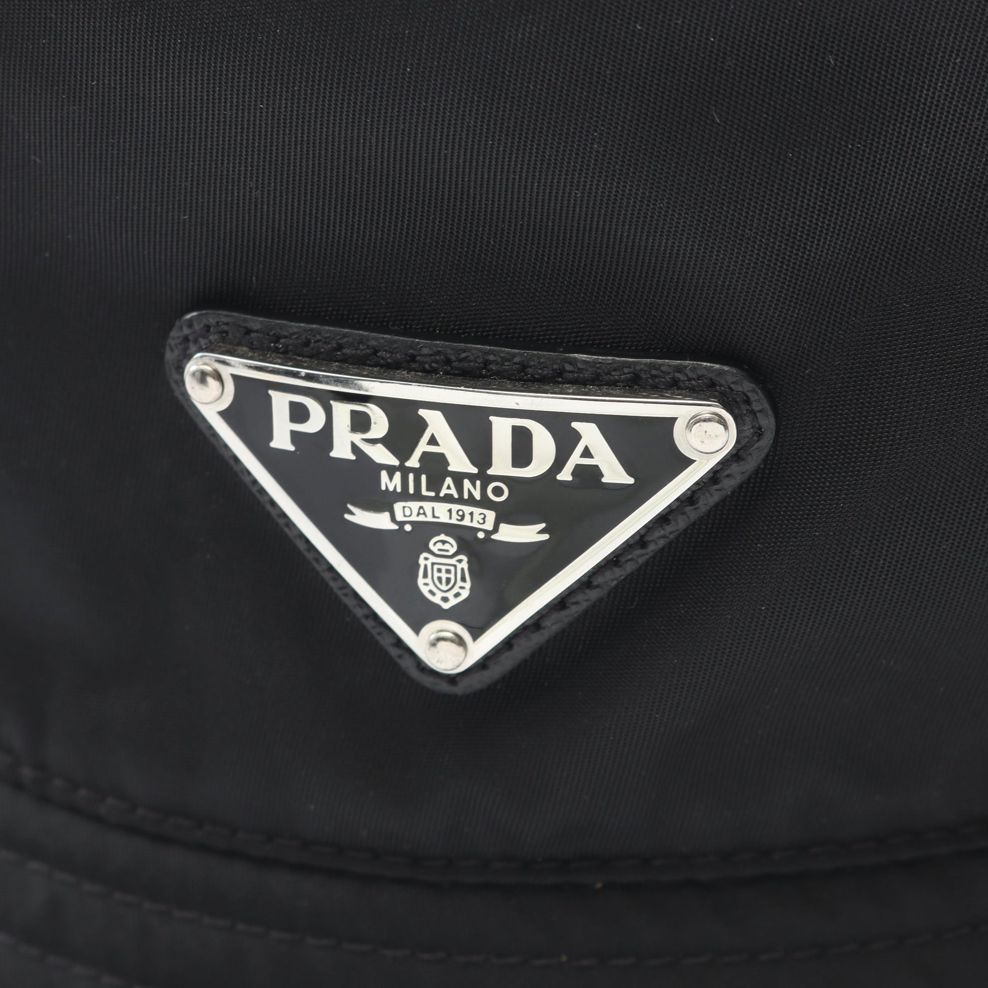 Re-Nylon バケット ハット ナイロン ブラック プラダ 財布・小物 PRADA