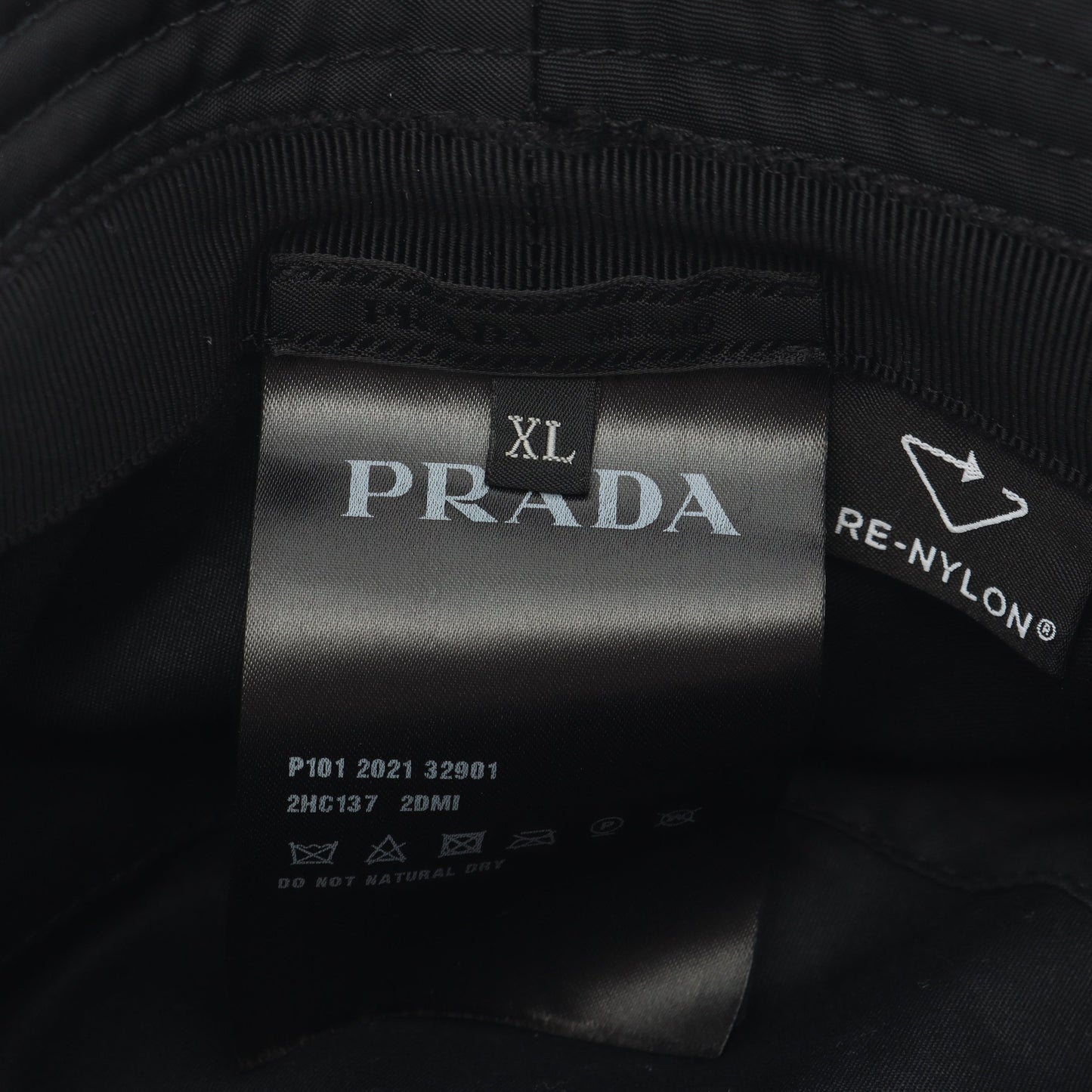 Re-Nylon バケット ハット ナイロン ブラック プラダ 財布・小物 PRADA