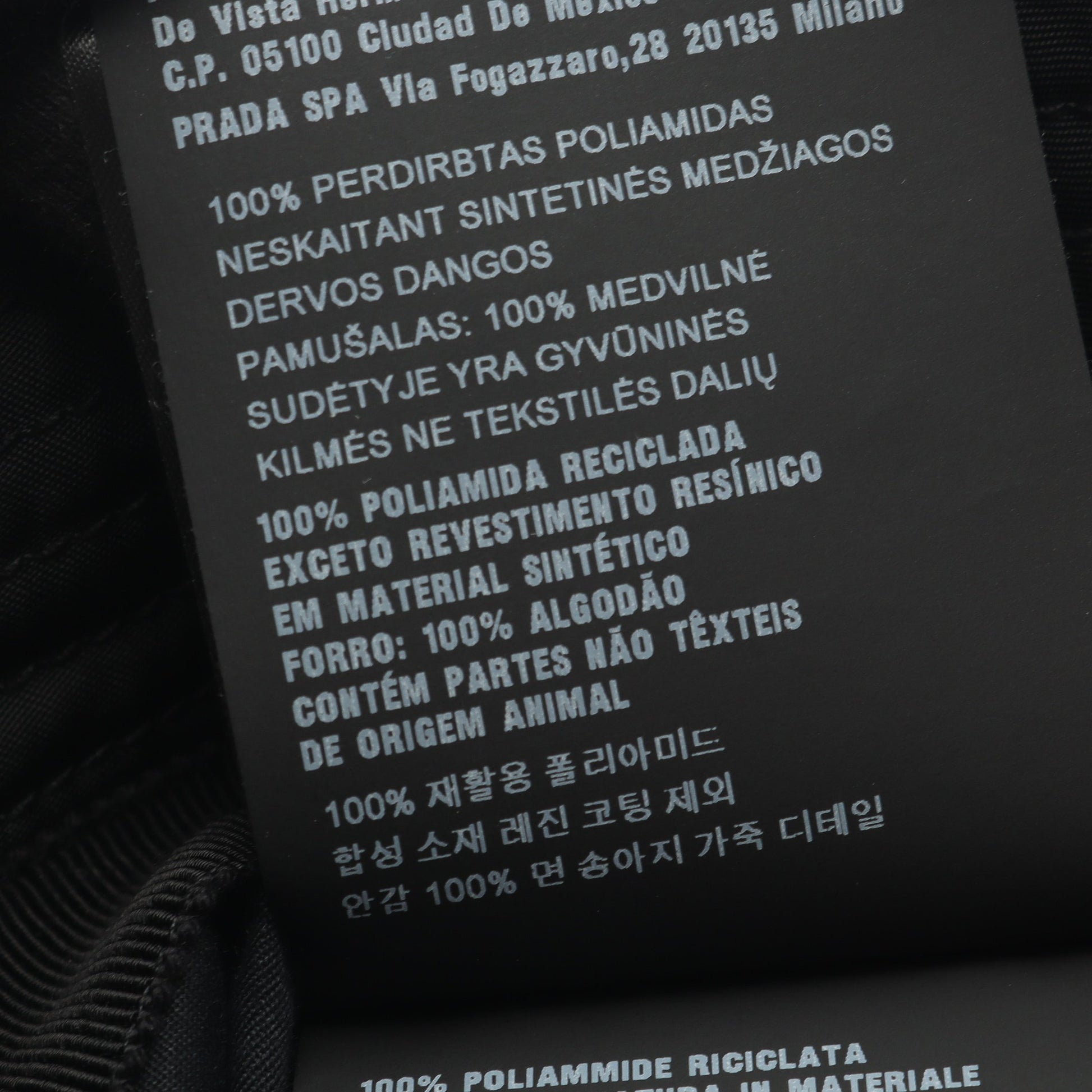 Re-Nylon バケット ハット ナイロン ブラック プラダ 財布・小物 PRADA
