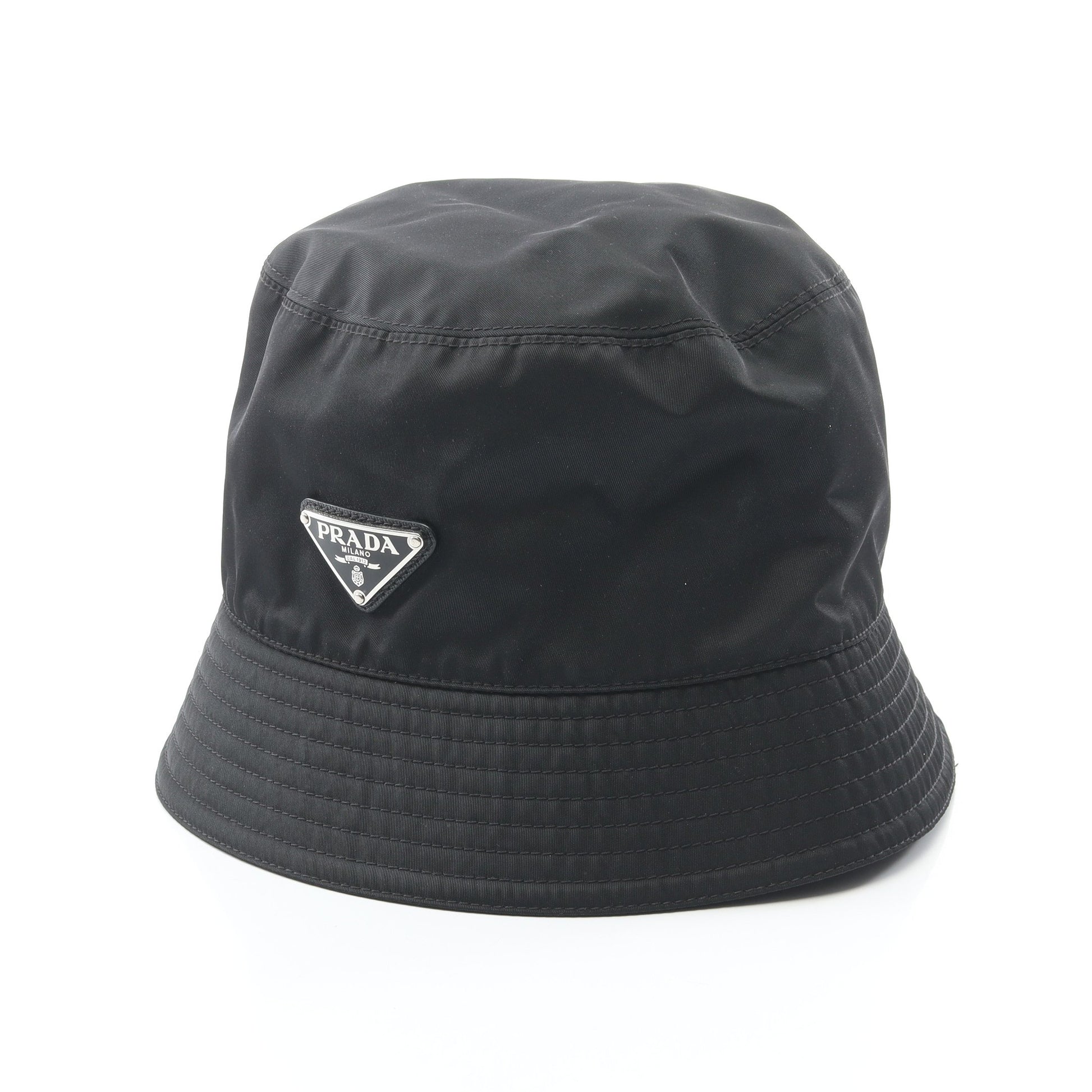 Re-Nylon バケット ハット ナイロン ブラック プラダ 財布・小物 PRADA