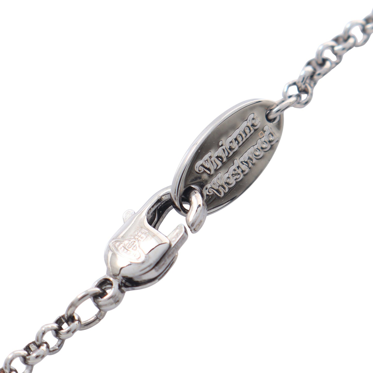 ミニ バス レリーフ オーブ ネックレス ラインストーン シルバー クリア ヴィヴィアンウエストウッド アクセサリー Vivienne Westwood