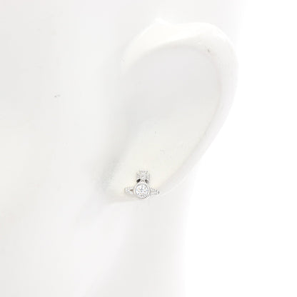 ロンドンオーブ スタッド ピアス ラインストーン シルバー クリア ヴィヴィアンウエストウッド アクセサリー Vivienne Westwood