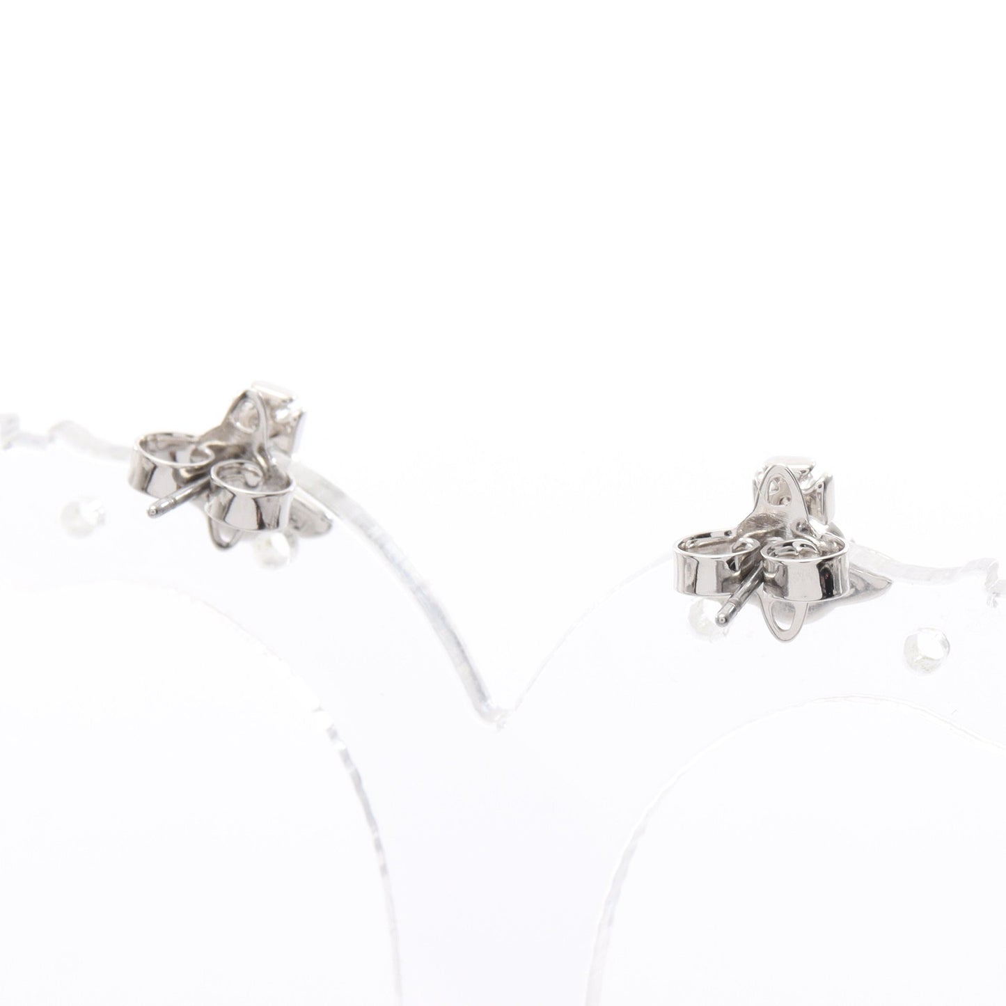 ロンドンオーブ スタッド ピアス ラインストーン シルバー クリア ヴィヴィアンウエストウッド アクセサリー Vivienne Westwood