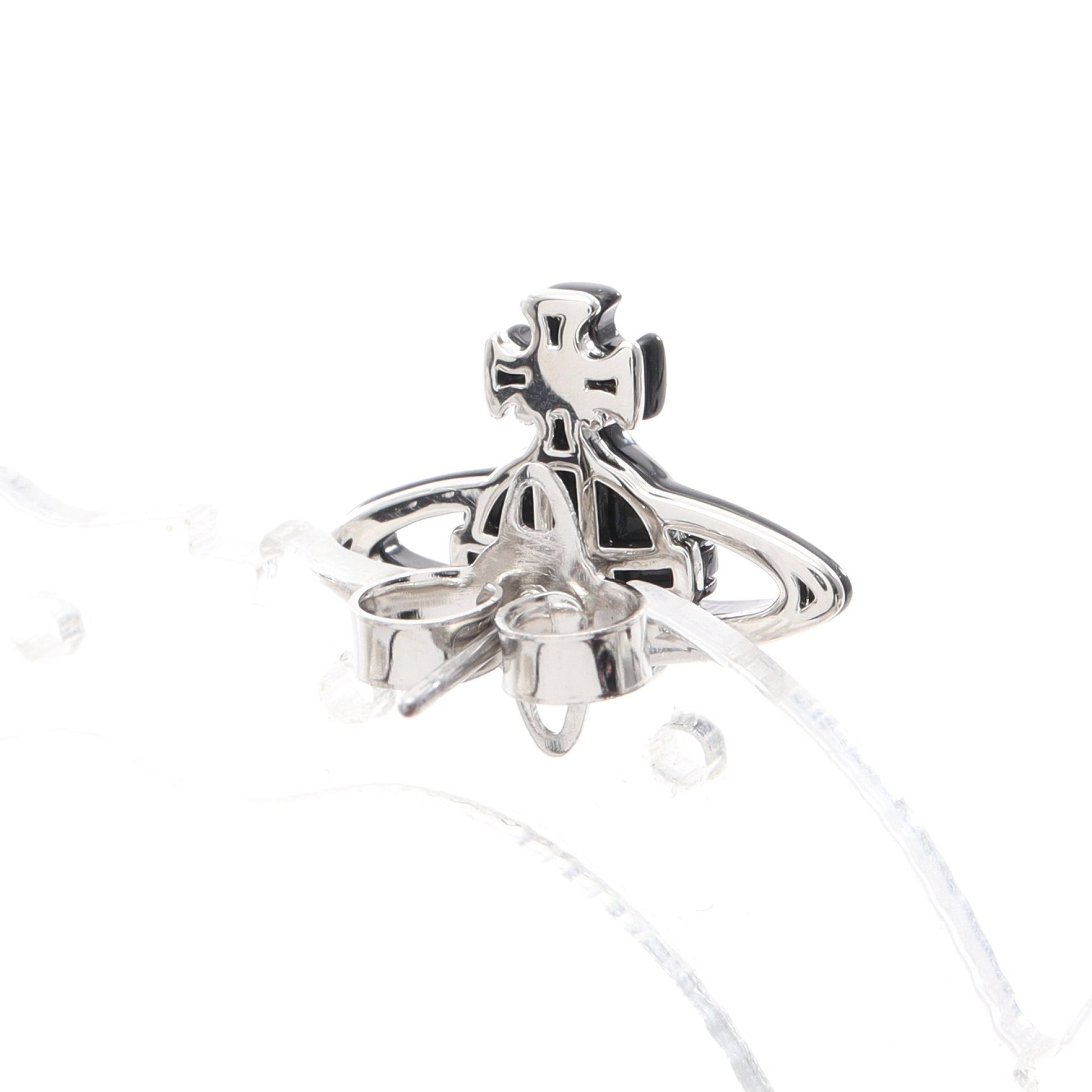 SUZON 片耳用 ピアス ブラック シルバー ヴィヴィアンウエストウッド アクセサリー Vivienne Westwood