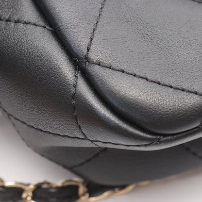 マトラッセ 2WAY ハンドバッグ レザー ブラック ゴールド金具 シャネル バッグ CHANEL