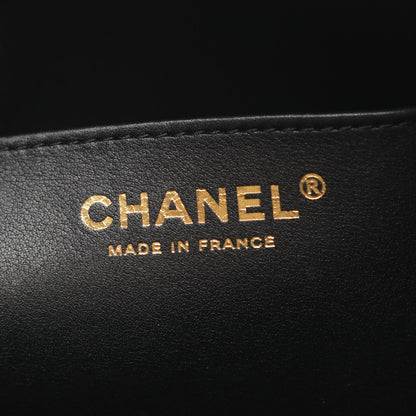 マトラッセ 2WAY ハンドバッグ レザー ブラック ゴールド金具 シャネル バッグ CHANEL