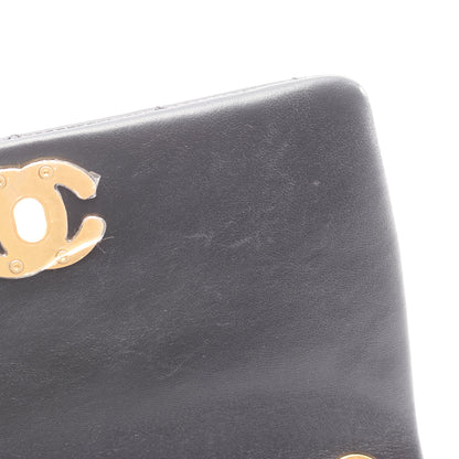 CHANEL 19 ディズヌフ マトラッセ チェーンショルダーバッグ ラムスキン ブラック ゴールド金具 シャネル バッグ CHANEL