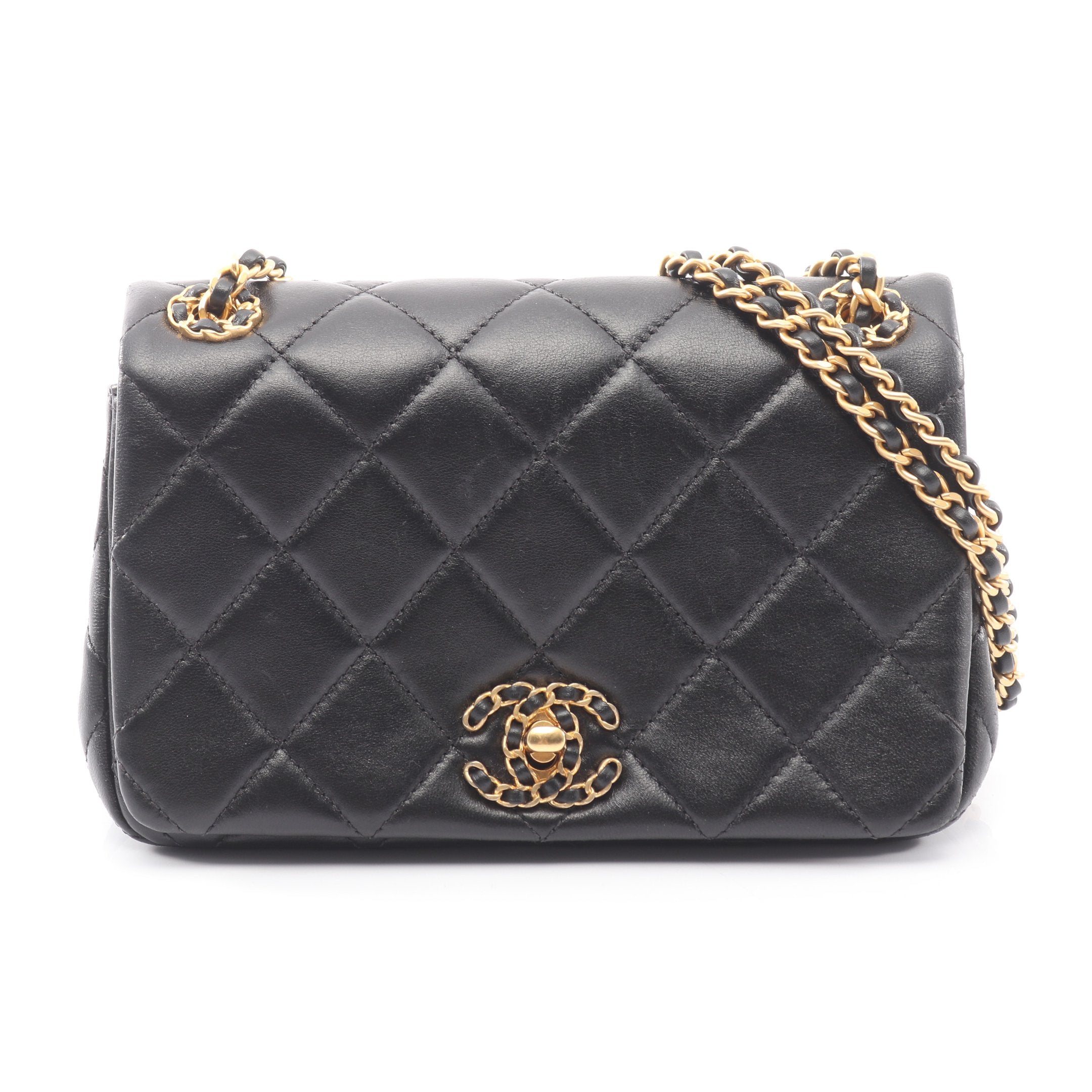 CHANEL 19 ディズヌフ マトラッセ チェーンショルダーバッグ