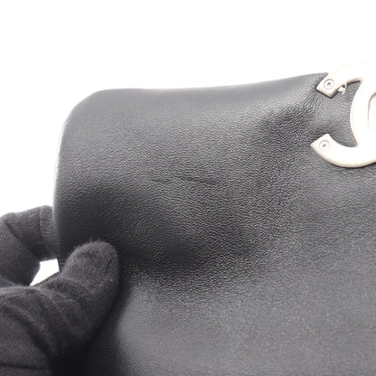 19 ディズヌフ マトラッセ コンビ金具 2WAY チェーンショルダーバッグ ラムスキン ブラック シャネル バッグ CHANEL