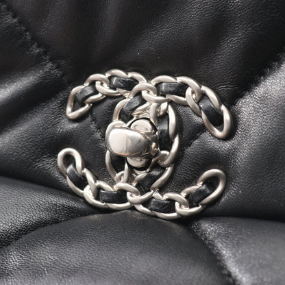 19 ディズヌフ マトラッセ コンビ金具 2WAY チェーンショルダーバッグ ラムスキン ブラック シャネル バッグ CHANEL