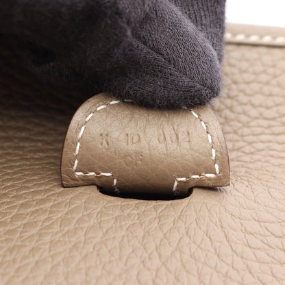 エヴリン 3 トロワ PM エトゥープ ショルダーバッグ トリヨンクレマンス グレーブラウン シルバー金具 K刻印 エルメス バッグ HERMES