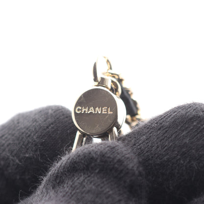マトラッセ クラシック ミニバッグ バッグチャーム ラムスキン ブラック ゴールド金具 シャネル 財布・小物 CHANEL