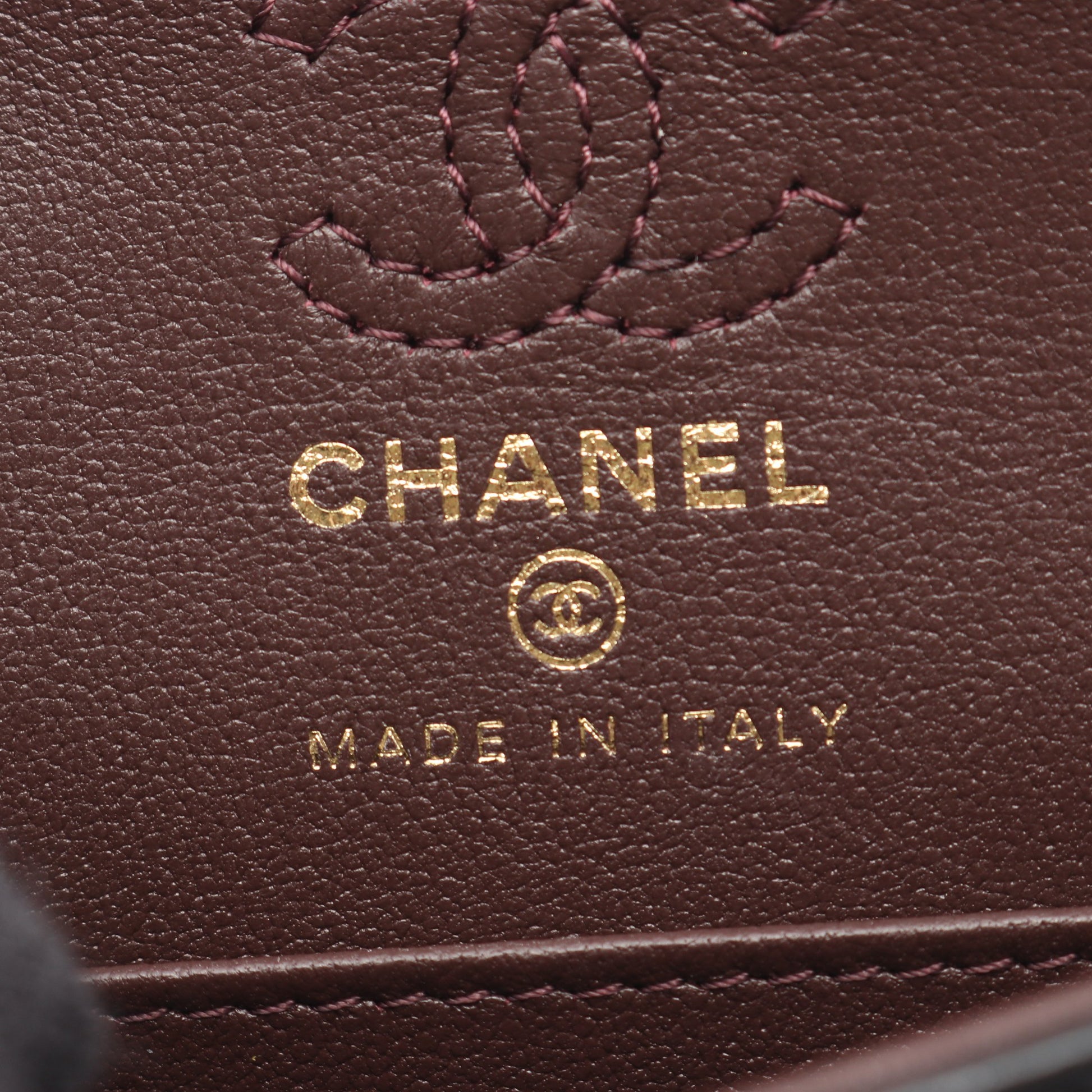 マトラッセ クラシック ミニバッグ バッグチャーム ラムスキン ブラック ゴールド金具 シャネル 財布・小物 CHANEL