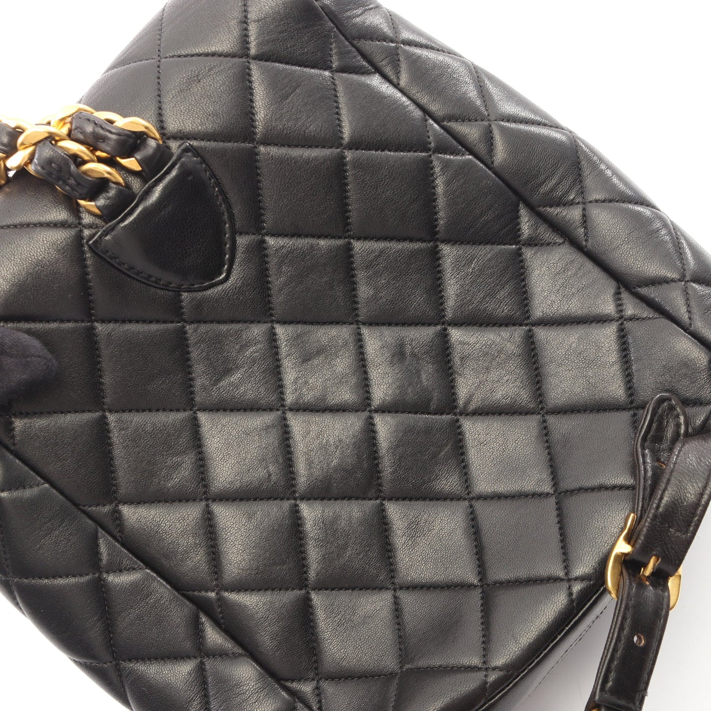 マトラッセ バックパック リュックサック ラムスキン ブラック ゴールド金具 シャネル バッグ CHANEL