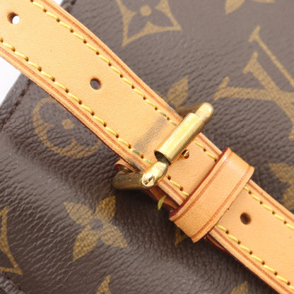 ヴォルテール モノグラム ショルダーバッグ トートバッグ PVC レザー ブラウン ルイヴィトン バッグ LOUIS VUITTON