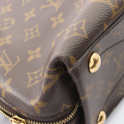 ヴォルテール モノグラム ショルダーバッグ トートバッグ PVC レザー ブラウン ルイヴィトン バッグ LOUIS VUITTON