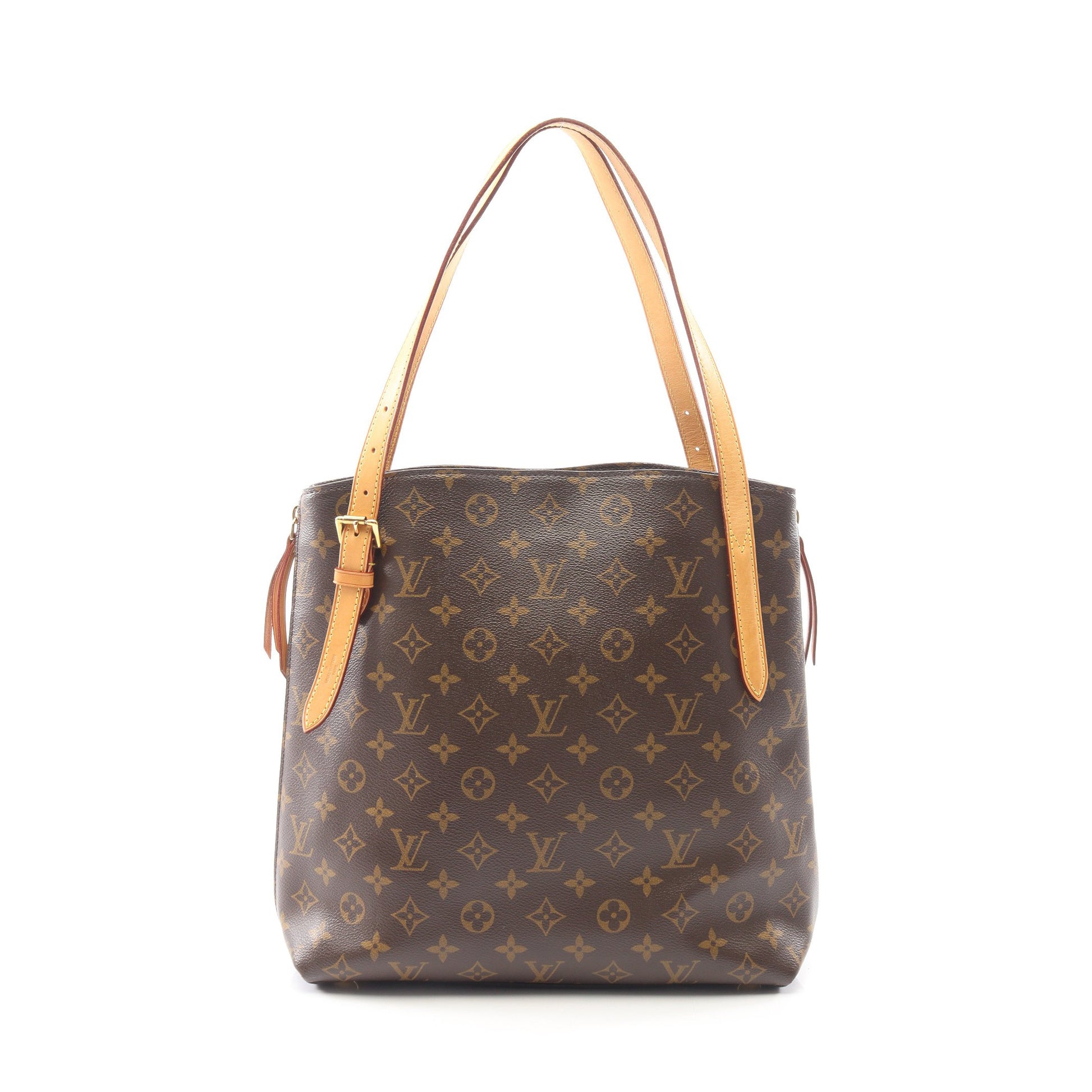 ヴォルテール モノグラム ショルダーバッグ トートバッグ PVC レザー ブラウン ルイヴィトン バッグ LOUIS VUITTON