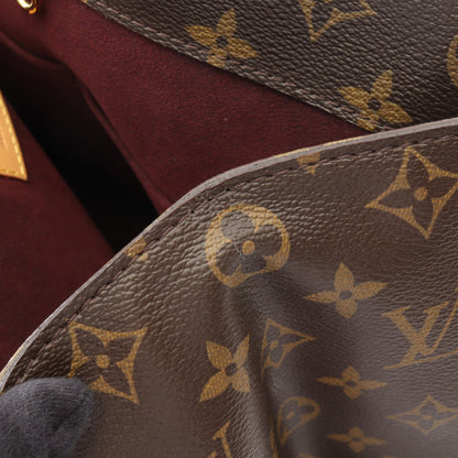 ヴォルテール モノグラム ショルダーバッグ トートバッグ PVC レザー ブラウン ルイヴィトン バッグ LOUIS VUITTON