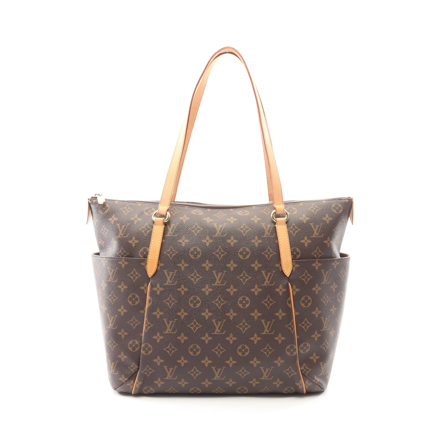 トータリーGM モノグラム ショルダーバッグ トートバッグ PVC レザー ブラウン ルイヴィトン バッグ LOUIS VUITTON