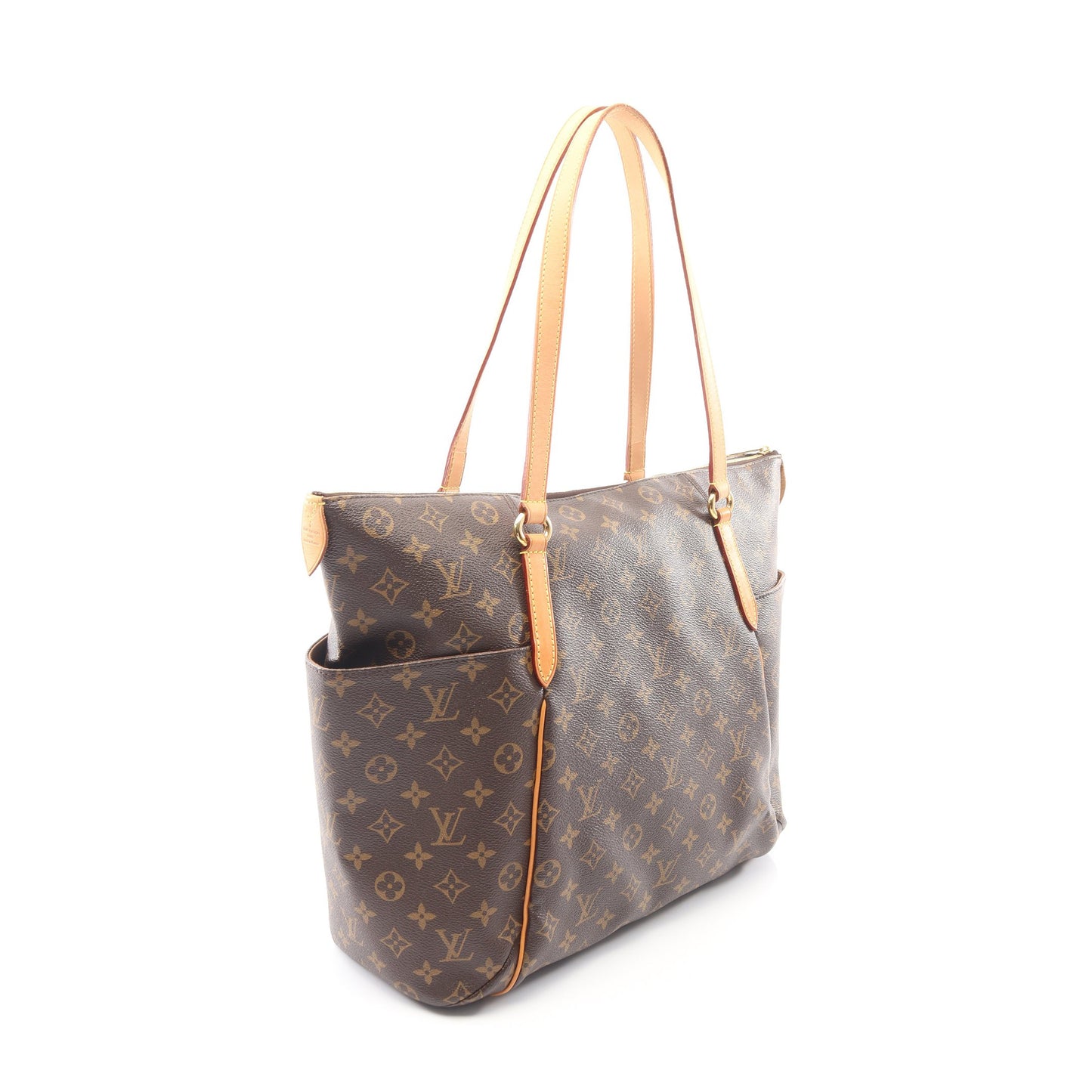 トータリーGM モノグラム ショルダーバッグ トートバッグ PVC レザー ブラウン ルイヴィトン バッグ LOUIS VUITTON