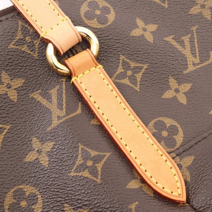 トータリーGM モノグラム ショルダーバッグ トートバッグ PVC レザー ブラウン ルイヴィトン バッグ LOUIS VUITTON