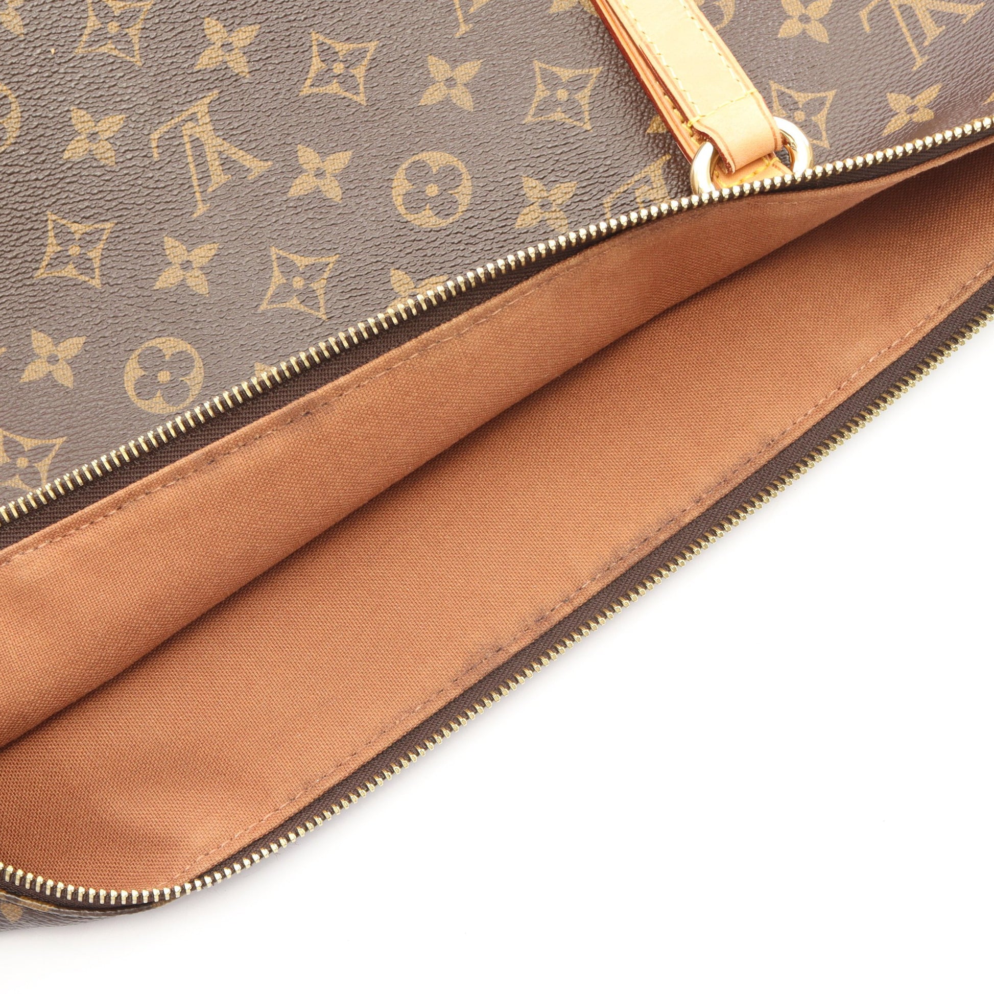 トータリーGM モノグラム ショルダーバッグ トートバッグ PVC レザー ブラウン ルイヴィトン バッグ LOUIS VUITTON