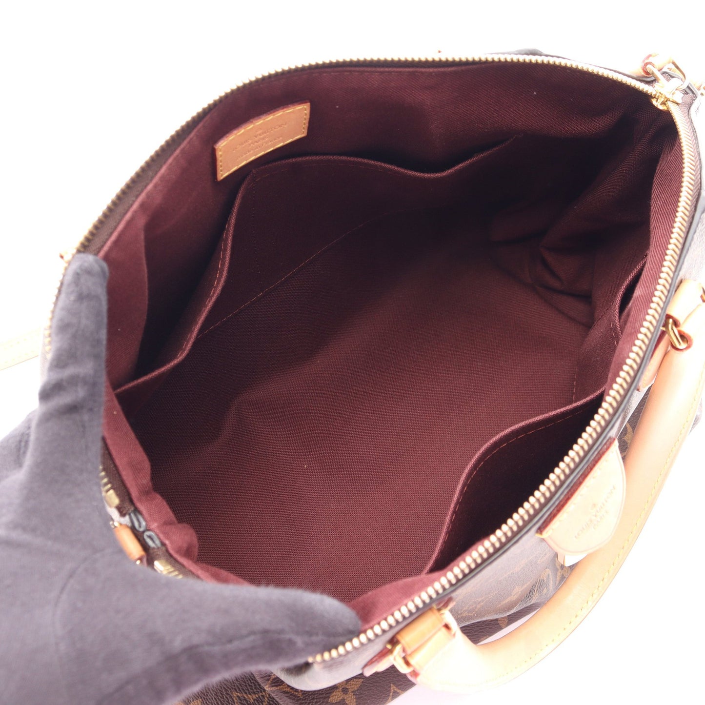 リボリーMM モノグラム 2WAY ハンドバッグ PVC レザー ブラウン ルイヴィトン バッグ LOUIS VUITTON