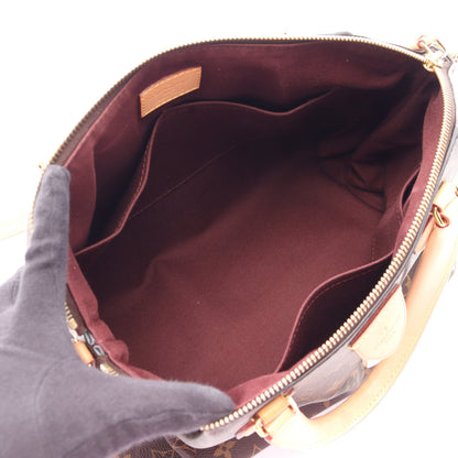 リボリーMM モノグラム 2WAY ハンドバッグ PVC レザー ブラウン ルイヴィトン バッグ LOUIS VUITTON
