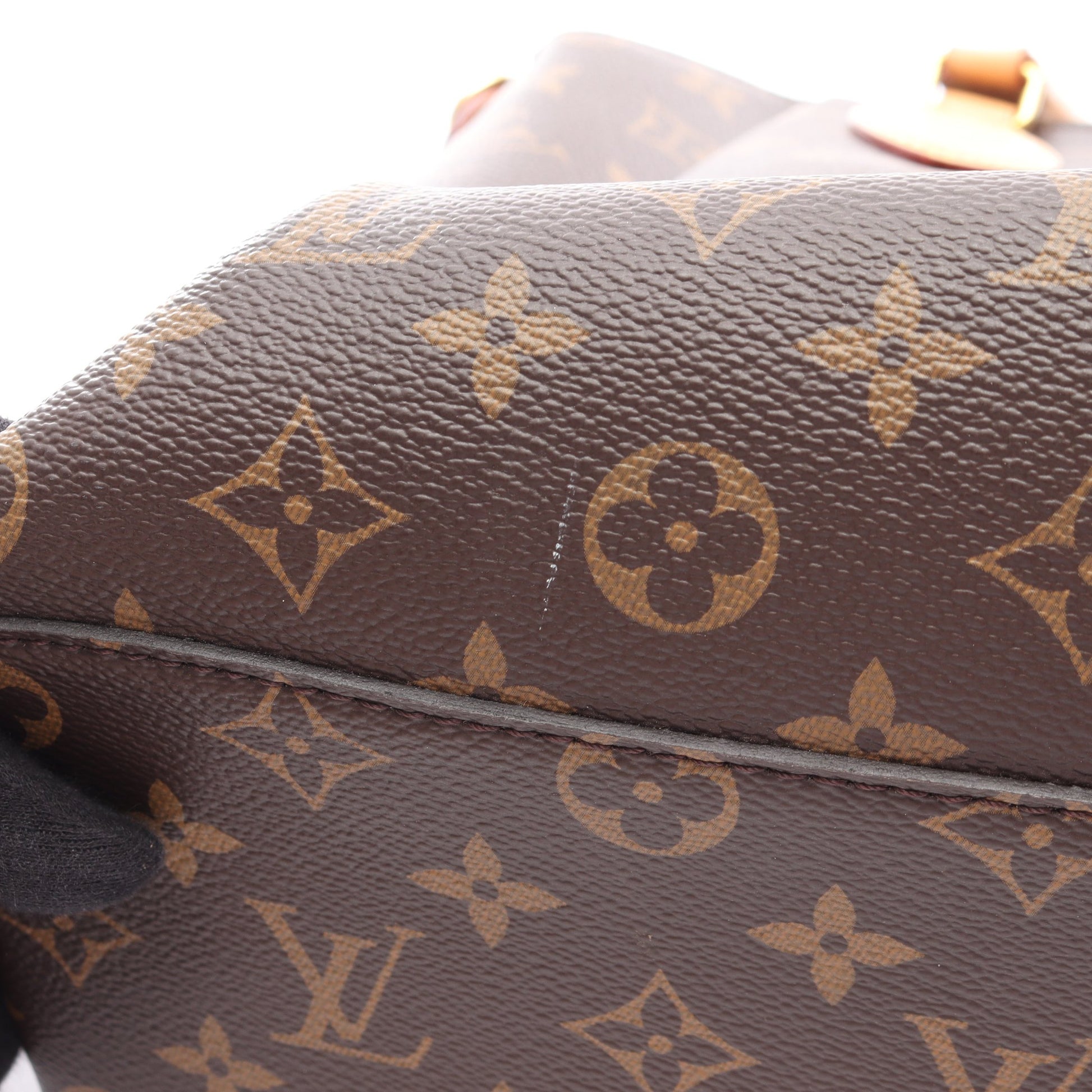 リボリーMM モノグラム 2WAY ハンドバッグ PVC レザー ブラウン ルイヴィトン バッグ LOUIS VUITTON