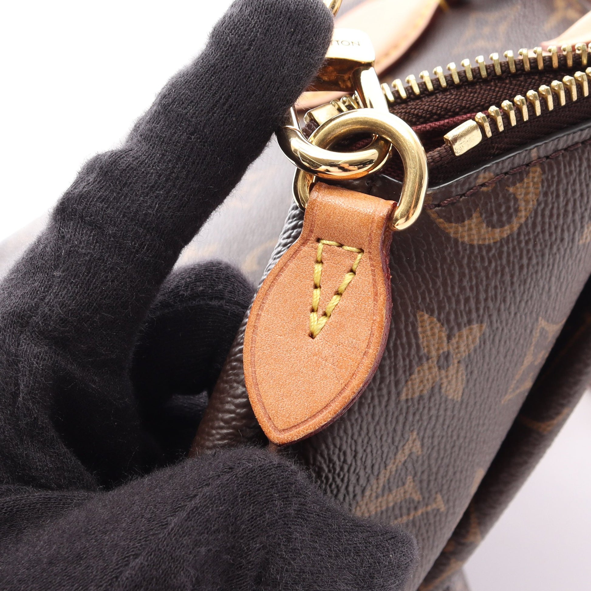 リボリーMM モノグラム 2WAY ハンドバッグ PVC レザー ブラウン ルイヴィトン バッグ LOUIS VUITTON
