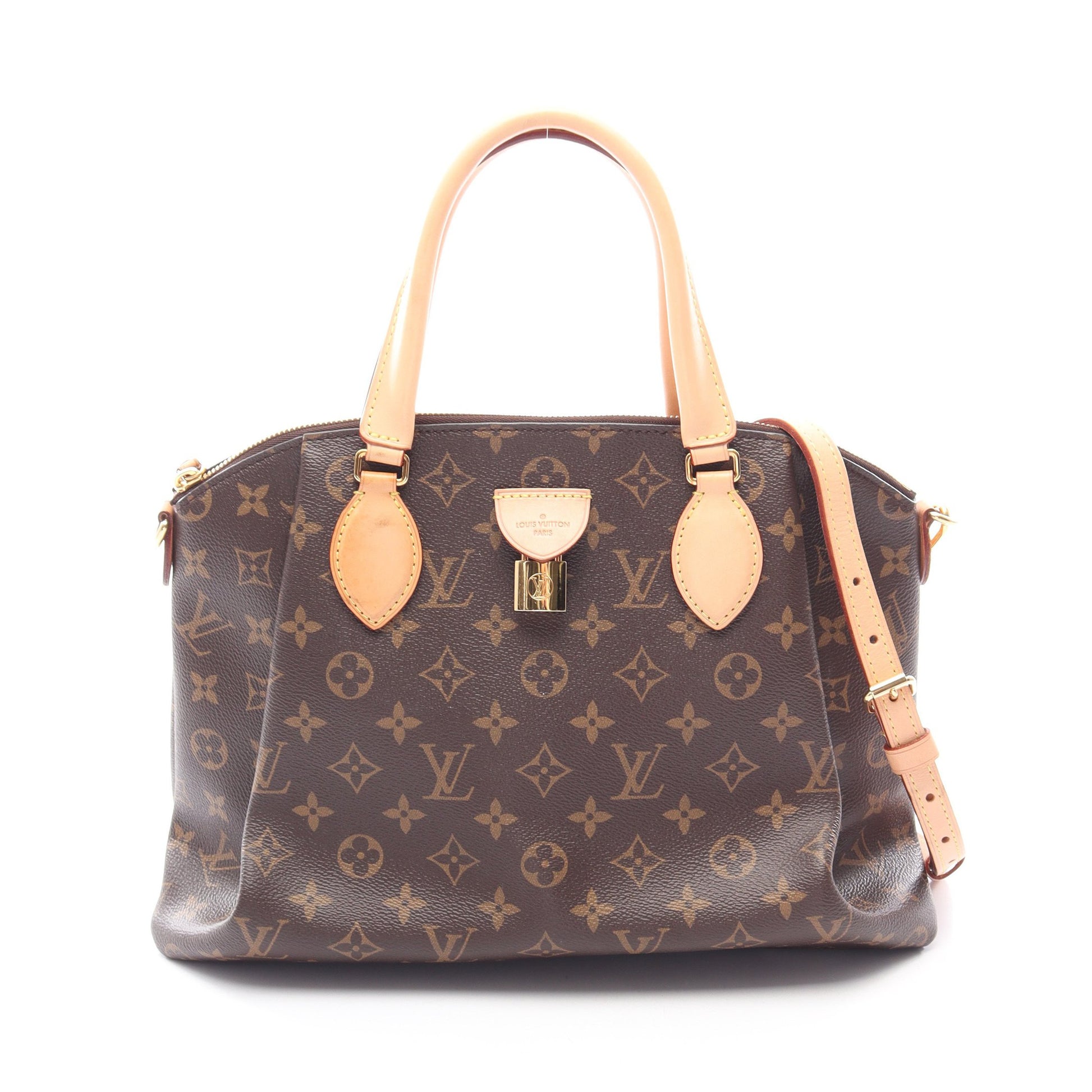 リボリーMM モノグラム 2WAY ハンドバッグ PVC レザー ブラウン ルイヴィトン バッグ LOUIS VUITTON
