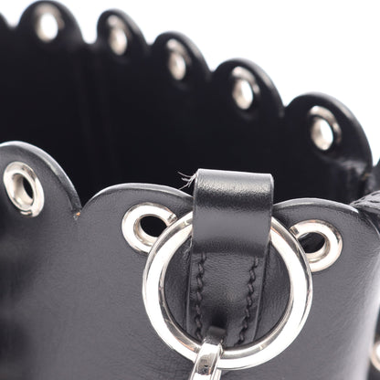 バケットバッグ 2WAY ハンドバッグ レザー ブラック ミュウミュウ バッグ miu miu