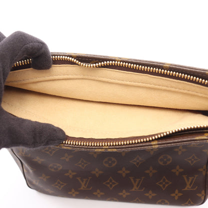 ルーピングGM モノグラム ショルダーバッグ PVC レザー ブラウン ルイヴィトン バッグ LOUIS VUITTON