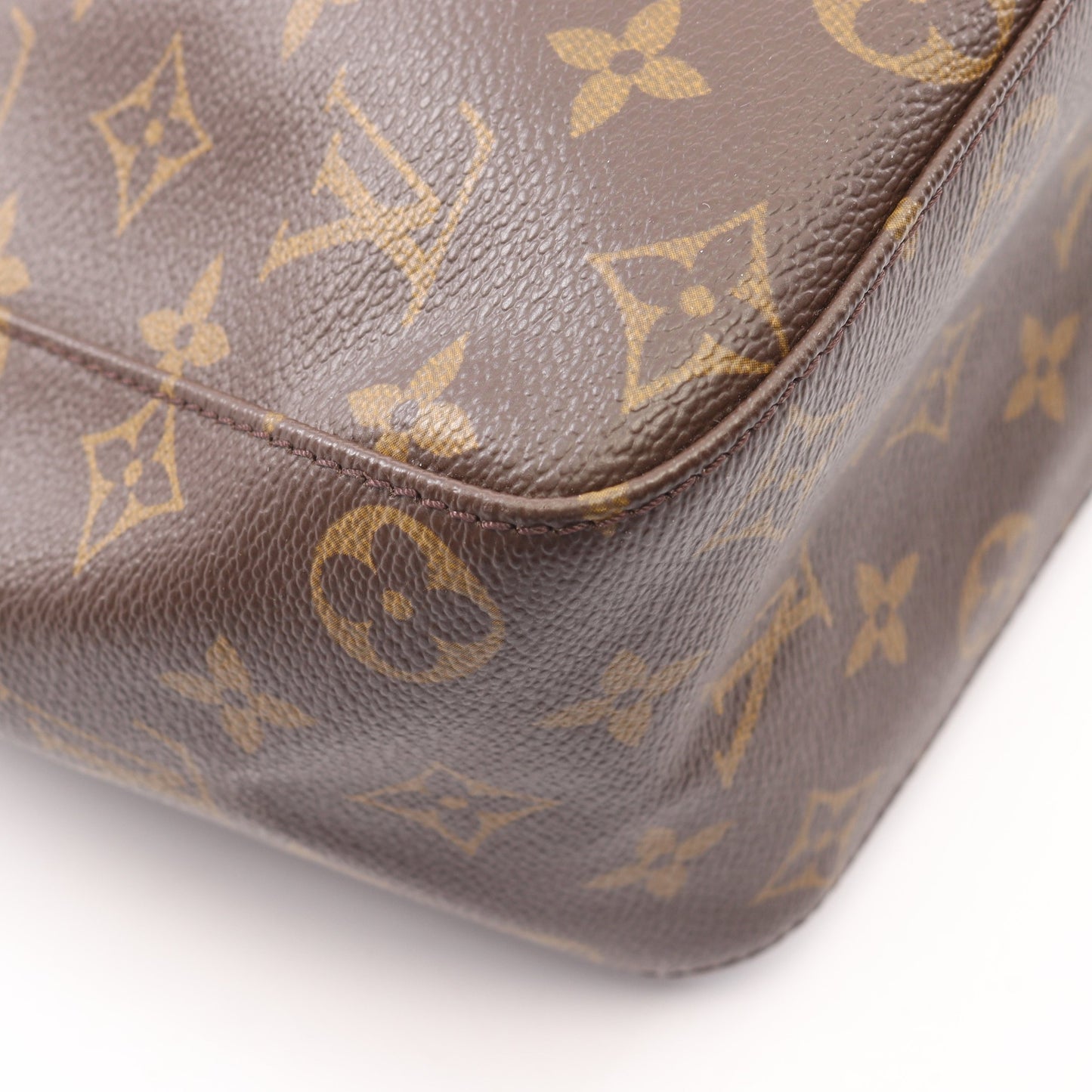 ルーピングGM モノグラム ショルダーバッグ PVC レザー ブラウン ルイヴィトン バッグ LOUIS VUITTON