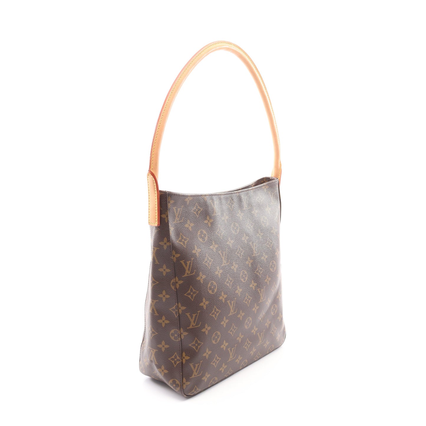 ルーピングGM モノグラム ショルダーバッグ PVC レザー ブラウン ルイヴィトン バッグ LOUIS VUITTON