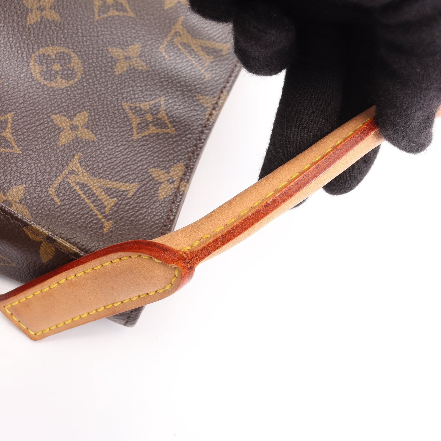 ルーピングGM モノグラム ショルダーバッグ PVC レザー ブラウン ルイヴィトン バッグ LOUIS VUITTON