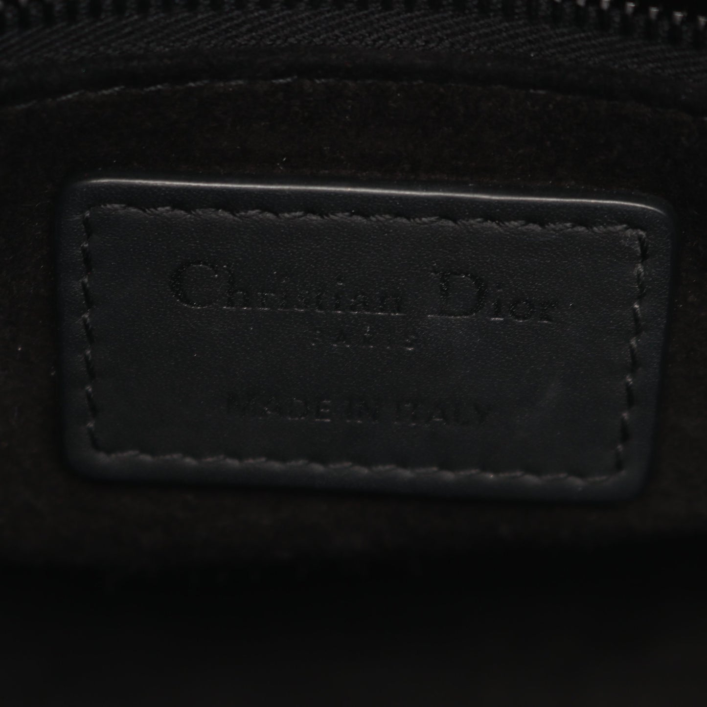 LADY DIOR レディディオール カナージュ 2WAY ハンドバッグ レザー ブラック クリスチャンディオール バッグ Christian Dior