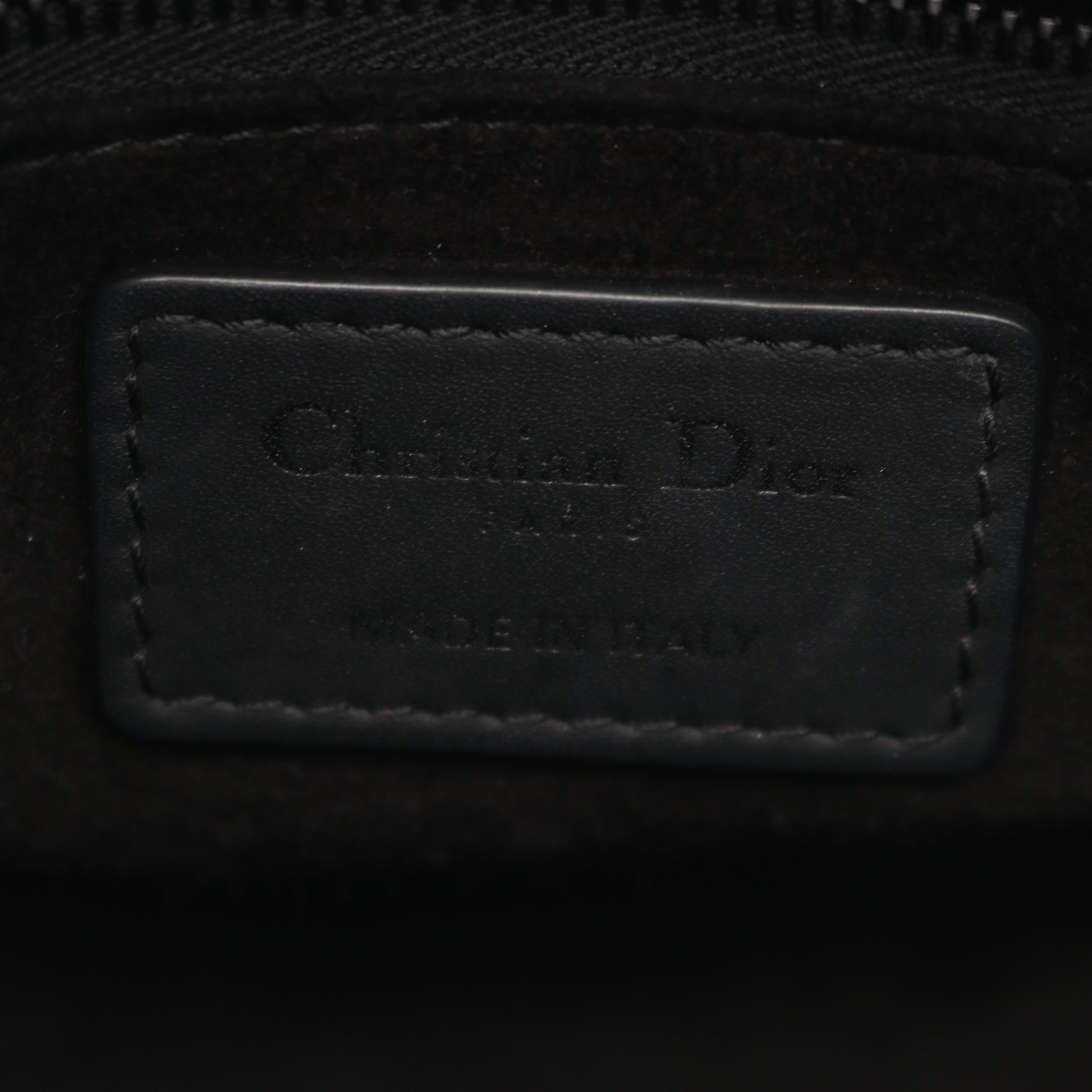LADY DIOR レディディオール カナージュ 2WAY ハンドバッグ レザー ブラック クリスチャンディオール バッグ Christian Dior